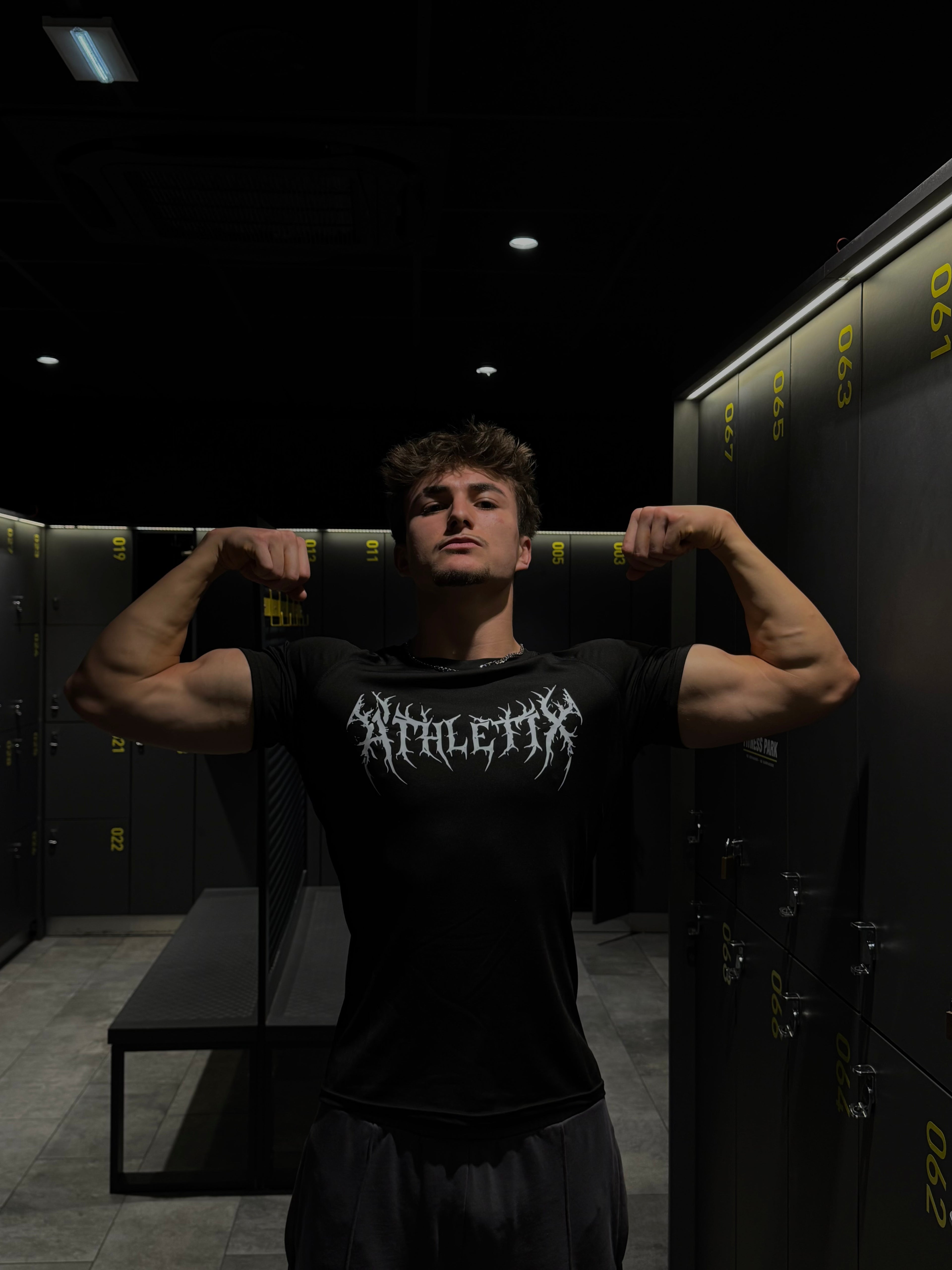 Teeshirt de compression noir