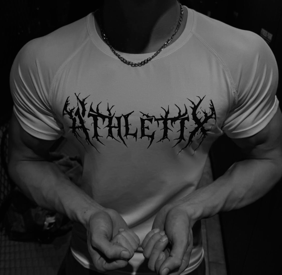 Teeshirt de compression blanc